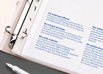 Lot de 100 Pochettes Plastiques A4 – 11 Trous Standard - BLACKBEARD OUTDOOR INDUSTRIES