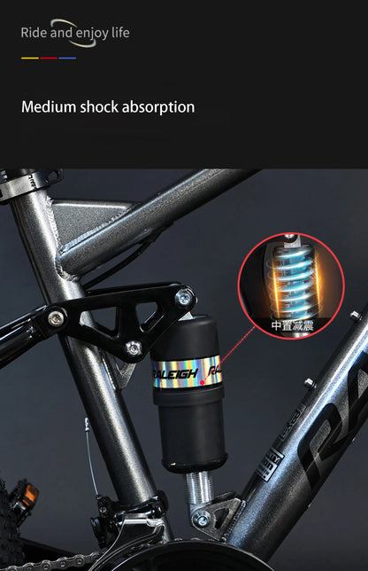 Vélo de Montagne Soft Tail 26"/29" – VTT Double Amortissement pour Descente, Cross Country & Dirt - BLACKBEARD OUTDOOR INDUSTRIES