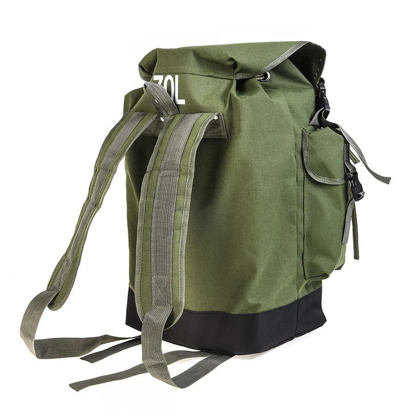 Sac à dos de pêche en nylon – Vert militaire