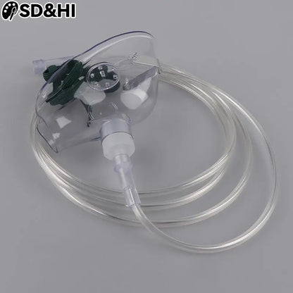Masque à Oxygène Jetable Adulte avec Tube – Nébuliseur PVC Certifié CE