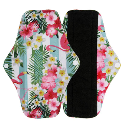 VEJYO – Lot de 5 Serviettes Hygiéniques Lavables en Charbon de Bambou Réutilisables Ma boutique