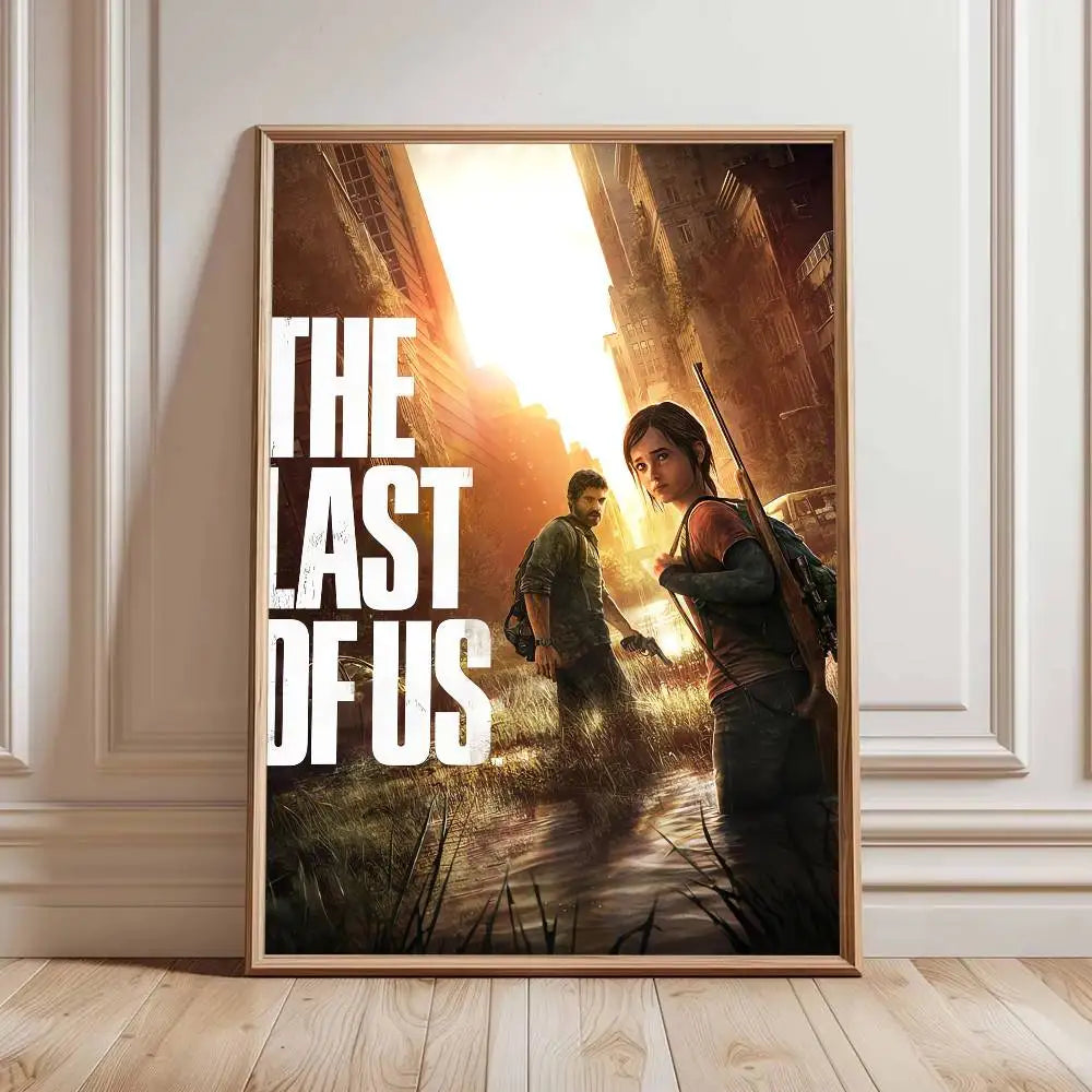 Poster The Last of Us Autocollant Imperméable – Décoration Murale Gaming | Style Esthétique, Sans Cadre | 10x15 à 50x70 cm