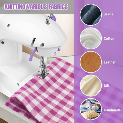 Mini Machine à Coudre avec Table d'Extension pour Débutants - Outil de Couture à Double Vitesse, Pédale et Cadeau pour Enfants BLACKBEARD OUTDOOR INDUSTRIES