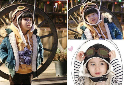 chapeau d'aviateur cosplay pour enfant hiver Ma boutique