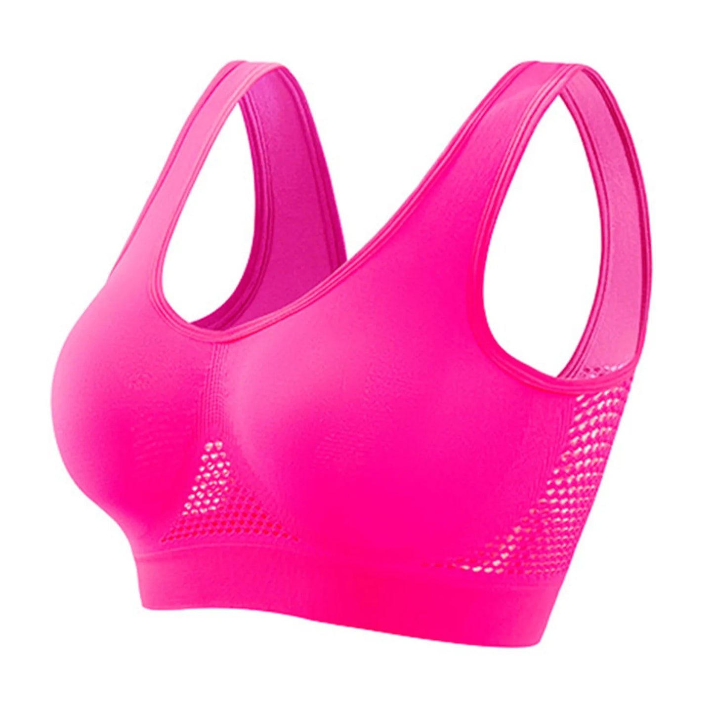 Brassière Sport Femme Sans Armature – Soutien-gorge Yoga Running Grande Taille S–5XL