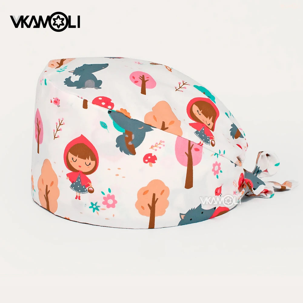 Chapeau Médical Imprimé pour Infirmières - Casquette de Scrub pour Femmes et Hommes, Uniforme Médical. - BLACKBEARD OUTDOOR INDUSTRIES