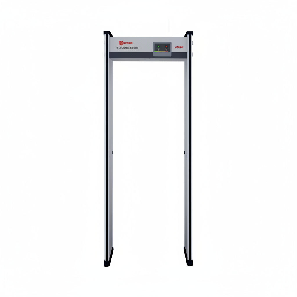 Portique Detecteur de Metaux 6-12-18 Zones – Ecran 29", Telecommande, IP55, Systeme Linux – Portique de Securite Haute Capacite pour Sites a Fort Flux : Metro, Aeroport, Ecole et ERP