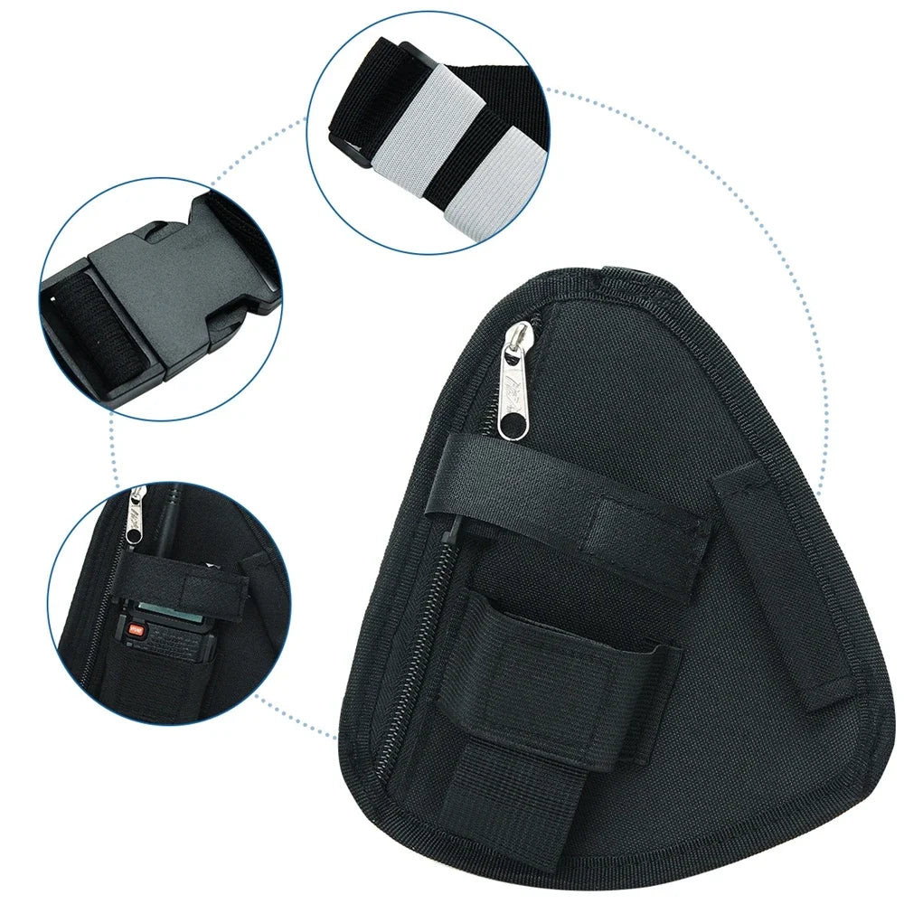 Sacoche tactique pour talkie-walkie en Oxford 600D
