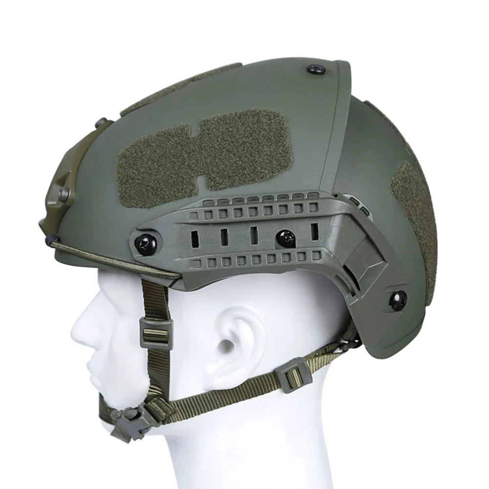 Casque tactique style AirFrame airsoft high cut ABS - BLACKBEARD OUTDOOR INDUSTRIES