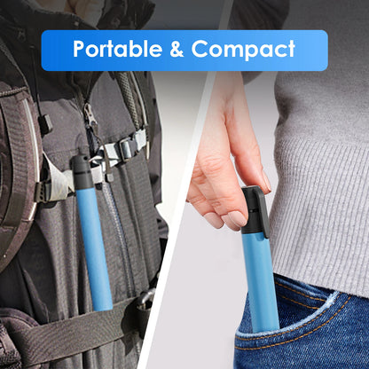 Paille filtrante à eau compacte – Camping, randonnée et bivouac