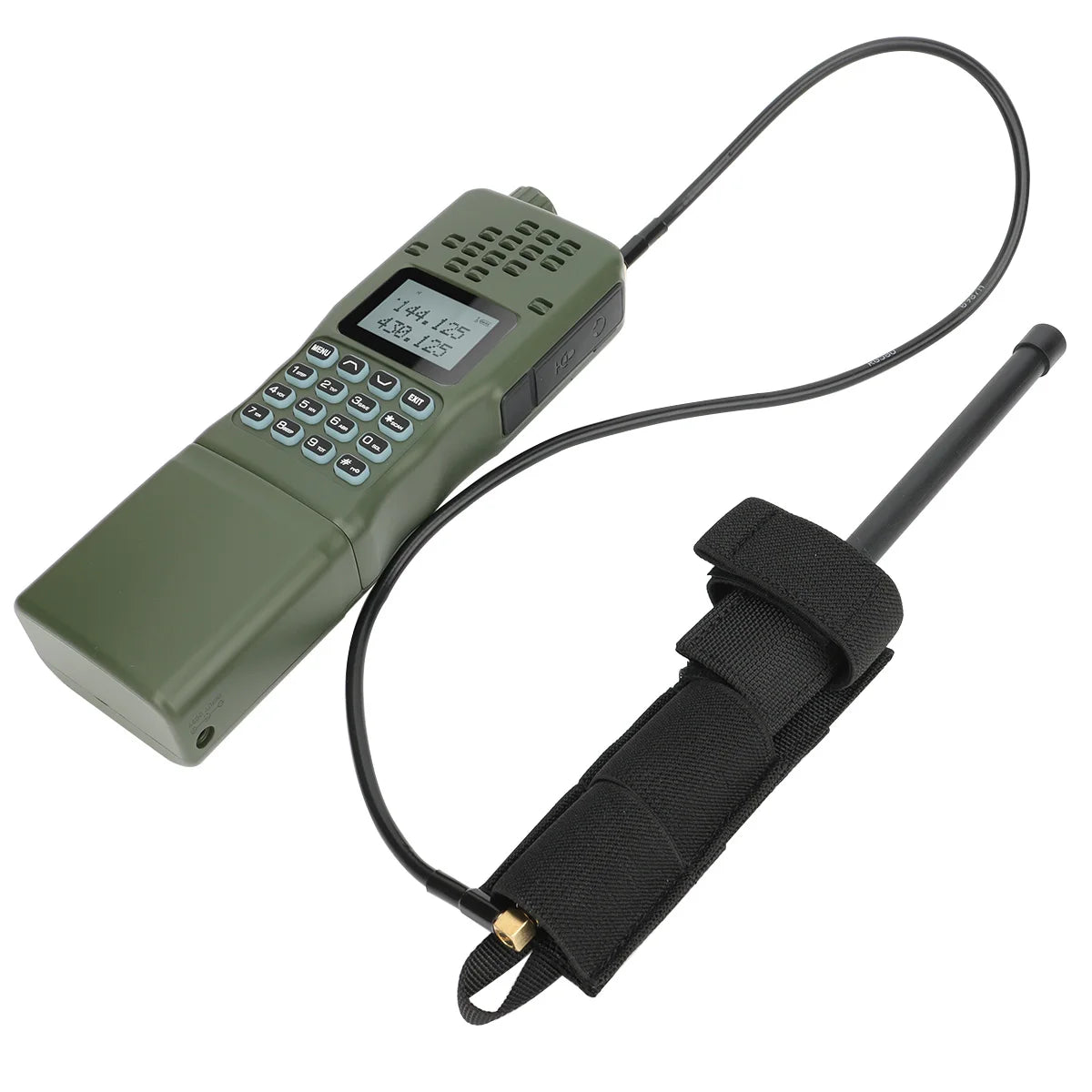 ABBREE AR-152 / AR-148 – Antenne Tactique avec Câble Coaxial SMA-Femelle pour Baofeng UV-5R / UV-82 / UV-9R Plus - BLACKBEARD OUTDOOR INDUSTRIES