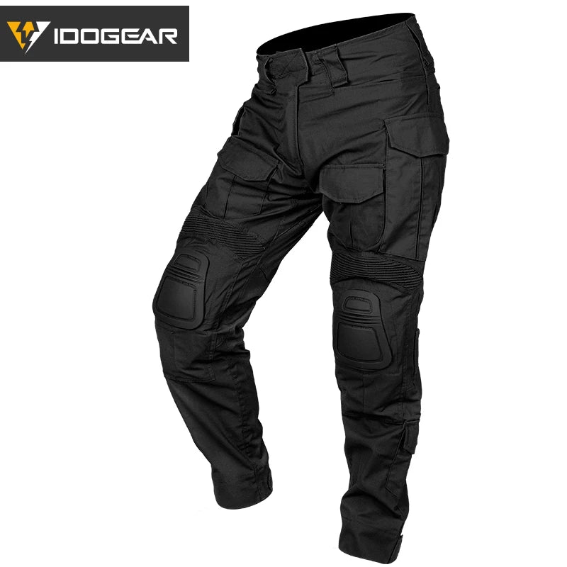 IDOGEAR G3 Combat Pants avec Genouillères Intégrées – Pantalon Tactique Homme Ranger Green / Noir - BLACKBEARD OUTDOOR INDUSTRIES