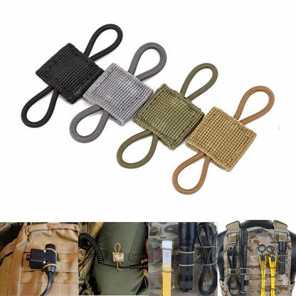 Lot de 2 Attaches Tactiques MOLLE – Fixation Élastique pour Câbles, Antennes, PTT et Accessoires - BLACKBEARD OUTDOOR INDUSTRIES