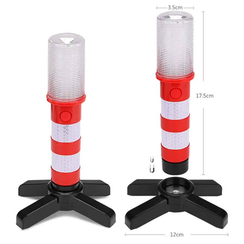 Lampe de signalisation LED magnétique – Rouge, jaune ou bleu