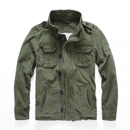 2025 Men Jacket Men M65 Denim Retro Cargo Jacketes Outdoor Multi Pockets Camo Tops Field Casual Fashion Hiking Coats Uniform BLACKBEARD OUTDOOR INDUSTRIES