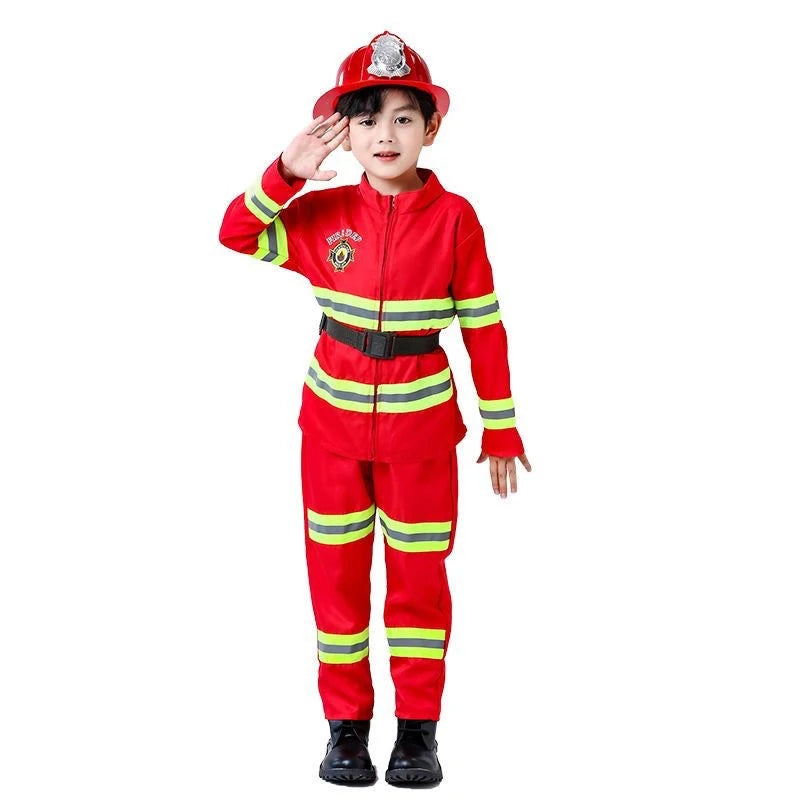 Costume Pompier Enfant Complet – Déguisement Sapeur-Pompier avec Accessoires - BLACKBEARD OUTDOOR INDUSTRIES