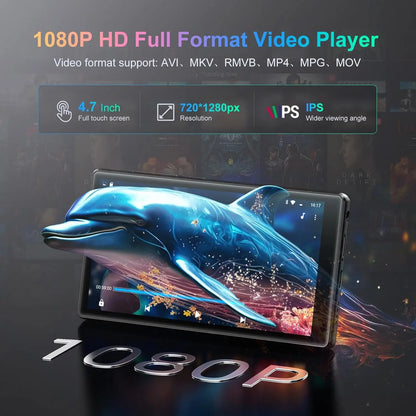 Lecteur MP3/MP4 Android Oilsky M501 Pro – 4.7’’ – Bluetooth 5.0 & Wi-Fi – 96 Go – Écran 1080P – Jusqu’à 1 To - BLACKBEARD OUTDOOR INDUSTRIES