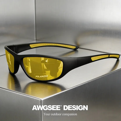 Lunettes de Sport Polarisées UV400 – Cyclisme, Course, Pêche | Verres Photochromiques & Miroir