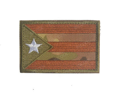 Patch Drapeaux Brodés Amérique et Caraïbes – 8×5 cm avec Velcro - BLACKBEARD OUTDOOR INDUSTRIES