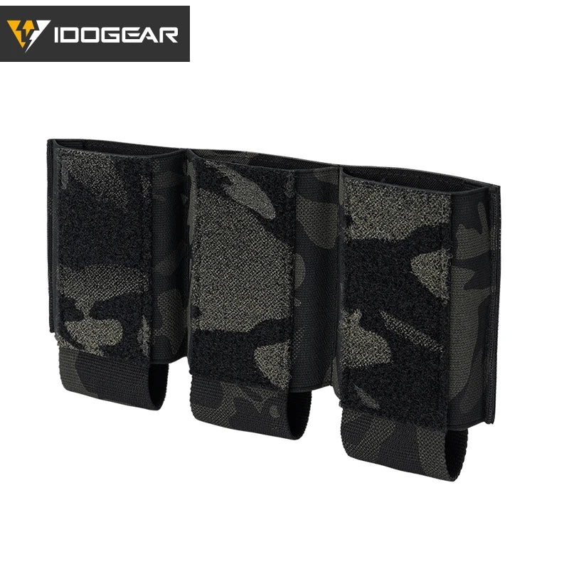 Poche à Chargeurs Tactique 5.56 Triple IDOGEAR – Modèle DOPE avec Fixation Élastique Hook & Loop - Référence 3598 - BLACKBEARD OUTDOOR INDUSTRIES