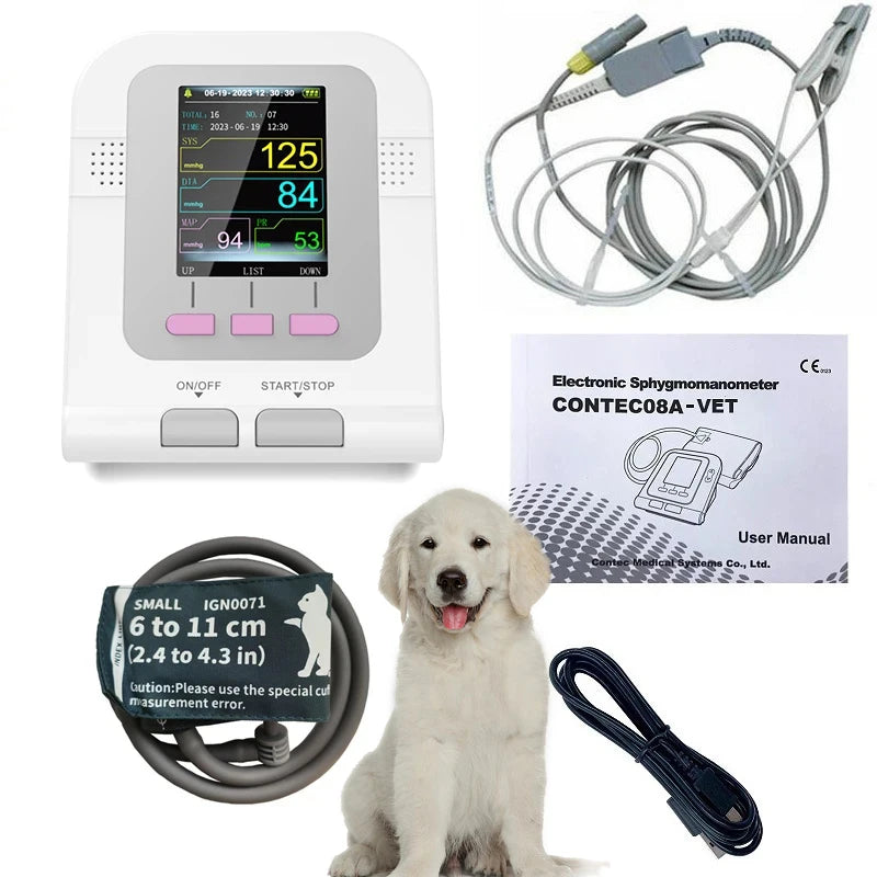 CONTEC08A Moniteur de Tension Artérielle Électronique pour Animaux (Vétérinaire) Ma boutique