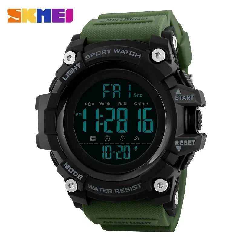 Montre Digitale Sport Homme SKMEI 1384 – Résistante et Multifonction - BLACKBEARD OUTDOOR INDUSTRIES