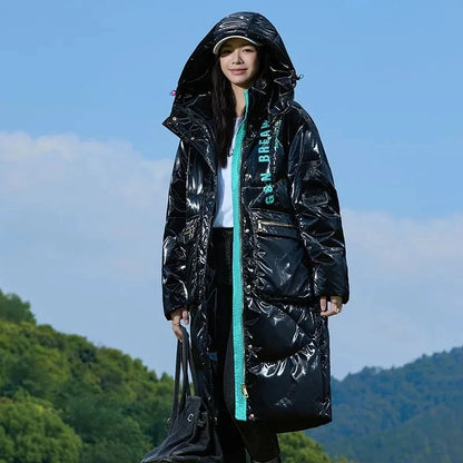 Manteau Long Femme à Capuche - Imperméable, Ouatiné Hiver