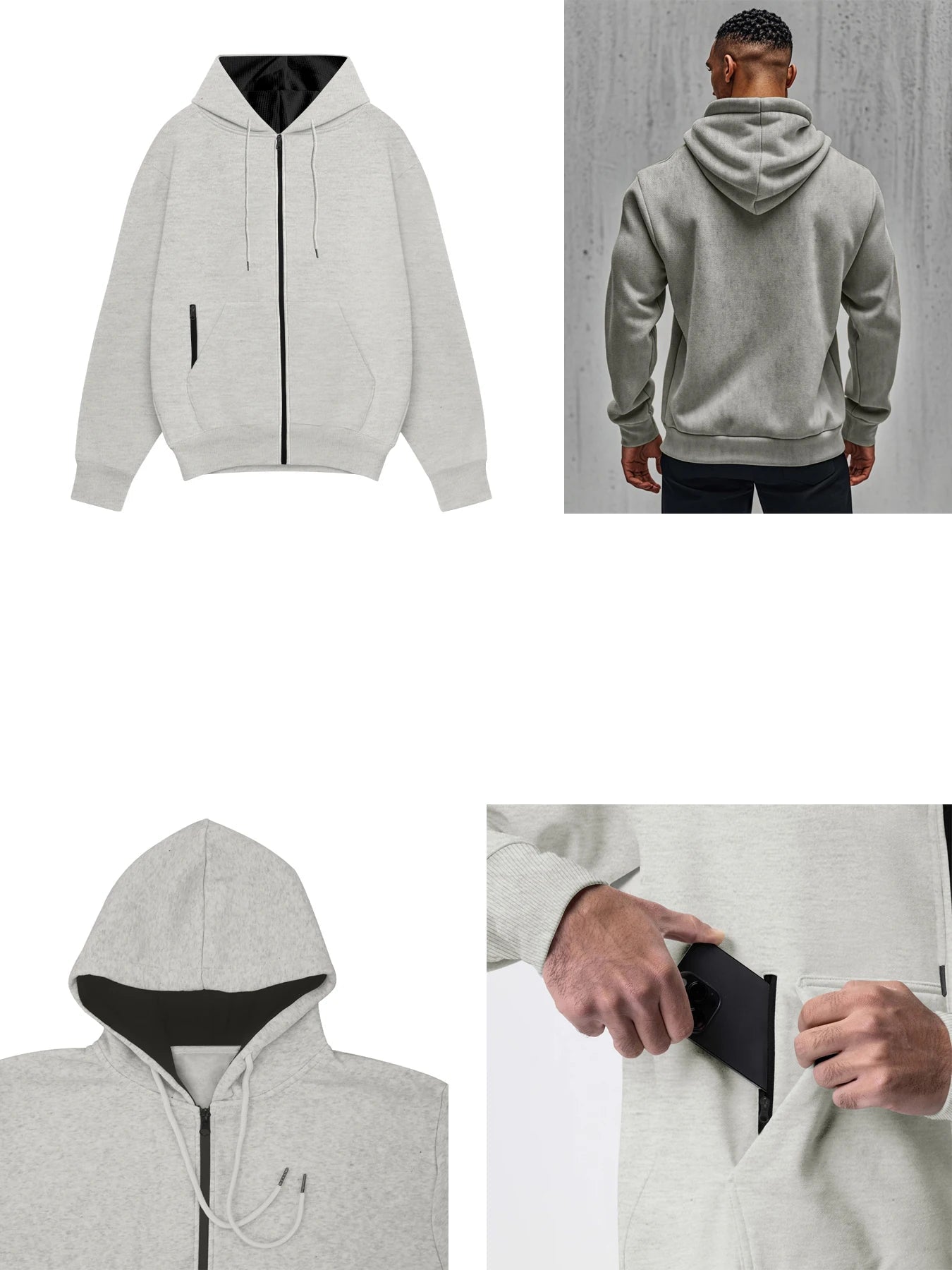 Sweatshirt à Capuche Zippé pour Homme – Confort et Chaleur BLACKBEARD OUTDOOR INDUSTRIES