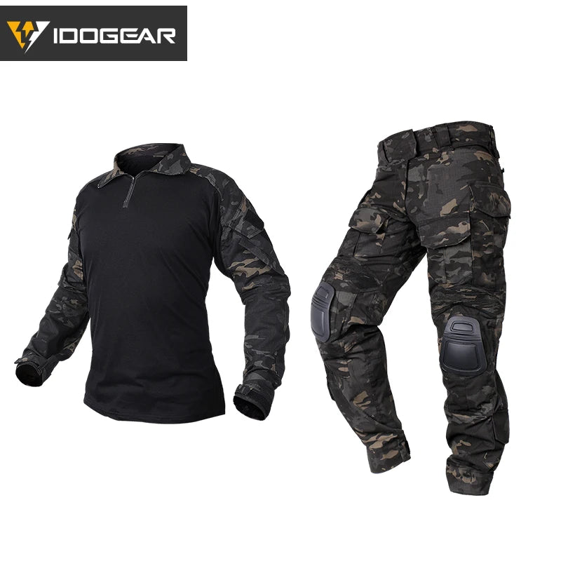 Uniforme Tactique IDOGEAR Gen3 Combat BDU avec Protections Coudes et Genoux - BLACKBEARD OUTDOOR INDUSTRIES