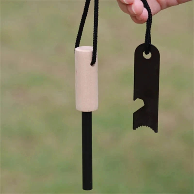 Allume-Feu Silex Magnésium – Kit Survie Camping Bushcraft