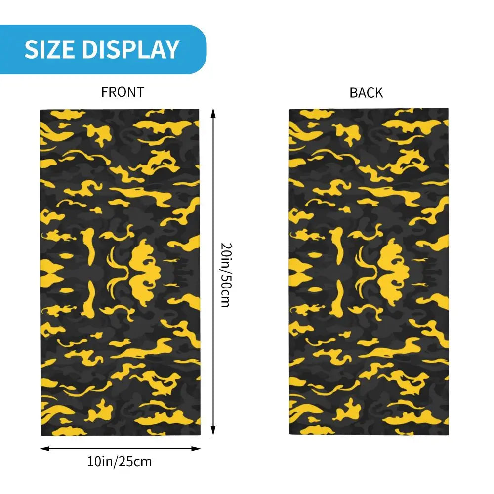 Tiger Stripe Camo – Bandeau Tour de Cou Hiver Multifonction pour Hommes et Femmes | Parfait pour Randonnée, Cyclisme, Sports Outdoor et Usage Quotidien - BLACKBEARD OUTDOOR INDUSTRIES