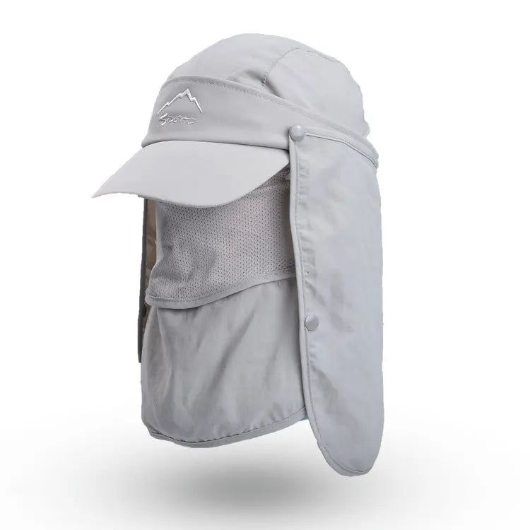 Chapeau de Protection UV d'Été – Casquette Anti-UV avec Protection du Cou et du Visage, Pliable, Séchage Rapide, Imperméable, Idéale pour Randonnée, Pêche et Activités Outdoor - BLACKBEARD OUTDOOR INDUSTRIES