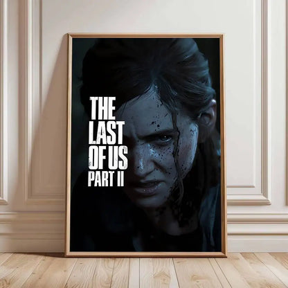 Poster The Last of Us Autocollant Imperméable – Décoration Murale Gaming | Style Esthétique, Sans Cadre | 10x15 à 50x70 cm
