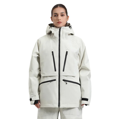 Veste de ski femme imperméable et respirante à capuche, tenue jusqu'à -30°C