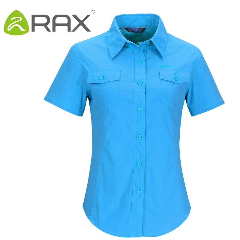 RAX Chemise Outdoor Quick-Dry UV Protection Manches Longues – Homme & Femme