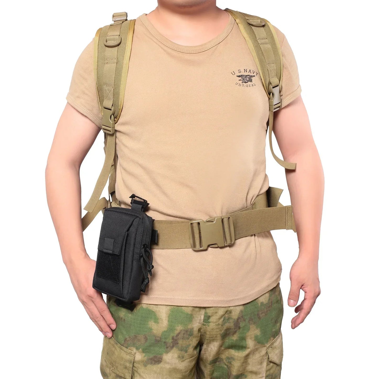 Sac à Dos Molle avec Poche Organisatrice – Support de Téléphone, Poche de Ceinture pour Camping, Randonnée, Chasse et Activités Outdoor BLACKBEARD OUTDOOR INDUSTRIES