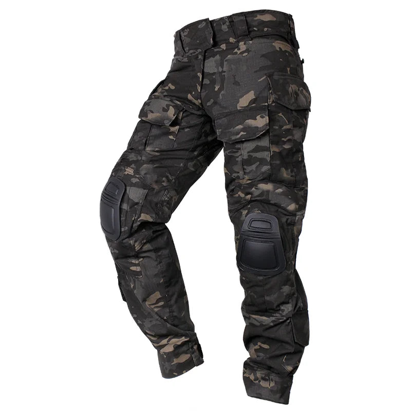 Pantalon de Combat Militaire avec Genouillères - Camouflage Multicam CP | Tactique, Travail et Chasse BLACKBEARD OUTDOOR INDUSTRIES