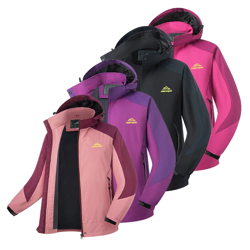 Veste Imperméable Femme Coupe-Vent à Capuche – Légère & Respirante pour Randonnée & Outdoor - BLACKBEARD OUTDOOR INDUSTRIES