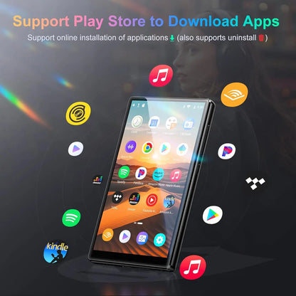 Lecteur MP3/MP4 Android Oilsky M501 Pro – 4.7’’ – Bluetooth 5.0 & Wi-Fi – 96 Go – Écran 1080P – Jusqu’à 1 To - BLACKBEARD OUTDOOR INDUSTRIES