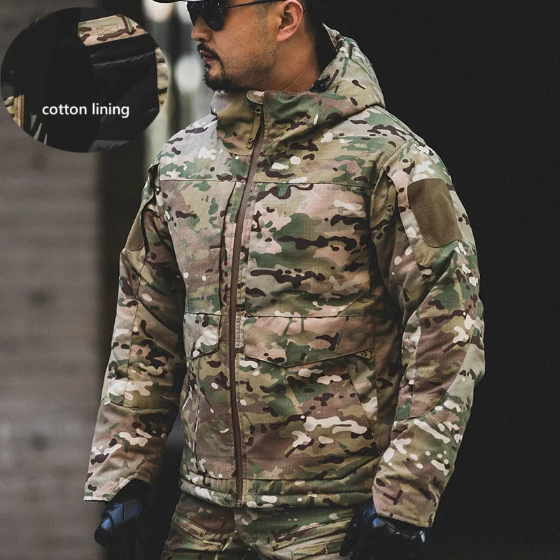 Veste M65 Tactique Chauffante pour Homme – Hiver, Coupe-Vent, Imperméable, Camouflage - BLACKBEARD OUTDOOR INDUSTRIES
