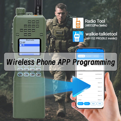Radio portable Baofeng AR-152 PRO avec GPS et Bluetooth