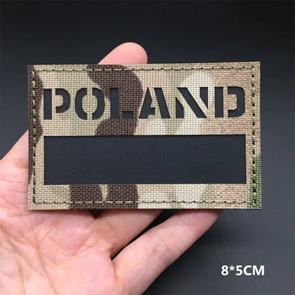 Patches Drapeaux Nationaux 3D Multicam – Réfléchissant IR, Découpe Laser, Hook & Loop | Tactique, Airsoft, DIY | 45+ Pays - BLACKBEARD OUTDOOR INDUSTRIES
