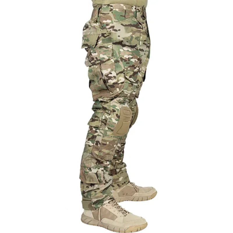Pantalon tactique G3 en ripstop avec genouillères