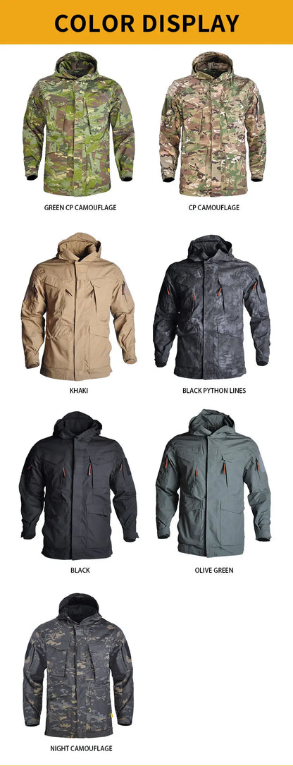 Veste Tactique Homme M65 | HAN WILD – Imperméable, Coupe-Vent, Multifonction - BLACKBEARD OUTDOOR INDUSTRIES