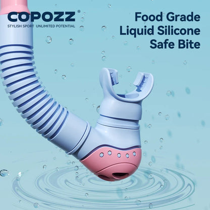 COPOZZ Masque de Plongée Enfant 4–15 ans – Masque Intégral HD Anti-Buée avec Tuba Amovible - BLACKBEARD OUTDOOR INDUSTRIES