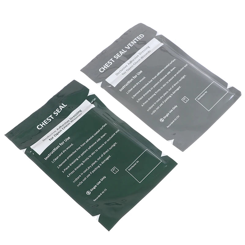 Pansement thoracique occlusif avec ou sans évent