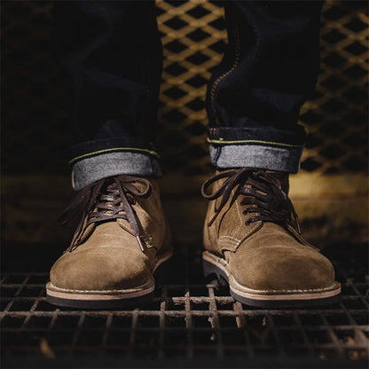 Boots Desert Vintage MADEN M43 – Cuir Suède Combat Homme