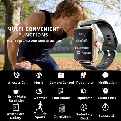Montre Connectée Intelligente 1,83” – Appels & Notifications – Tracker Santé & Sport – DESERTCAT - BLACKBEARD OUTDOOR INDUSTRIES