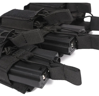 Porte chargeurs Tactical EDC Triple pour M4, M14, M16, AK, AR, Glock (Système MOLLE) BLACKBEARD OUTDOOR INDUSTRIES