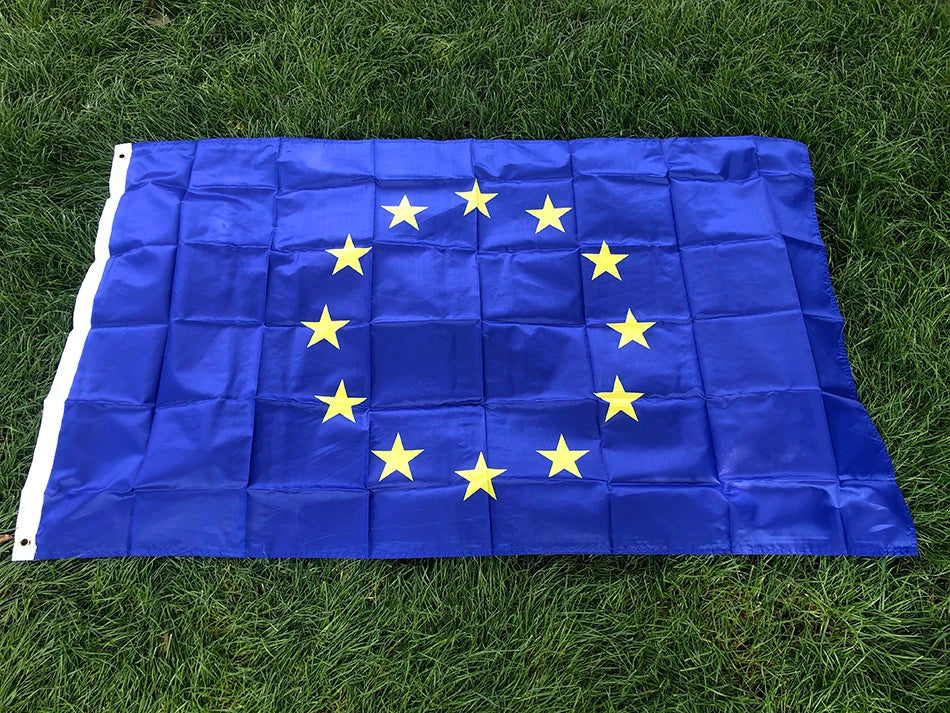 Drapeau de l'Union Européenne 90x150 cm – Bannière en Polyester pour Décoration BLACKBEARD OUTDOOR INDUSTRIES